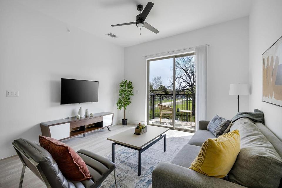 This is a model home in the same building.