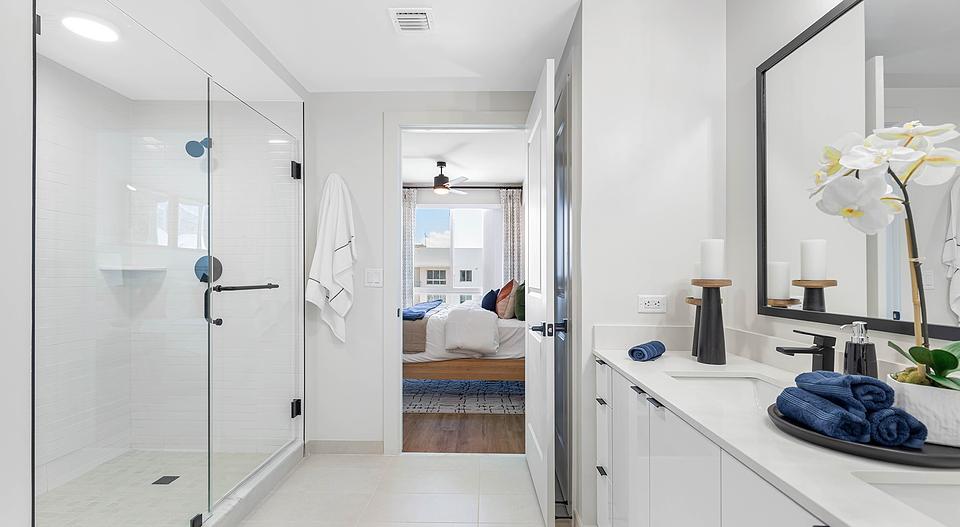 This is a model home in the same building.