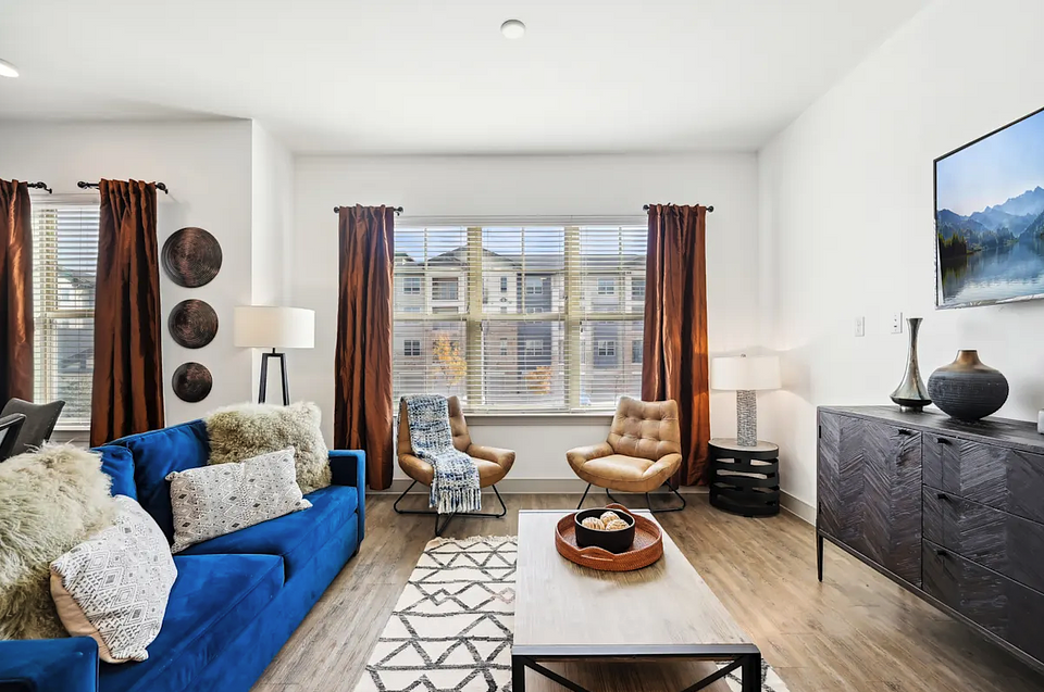 This is a model home in the same building.