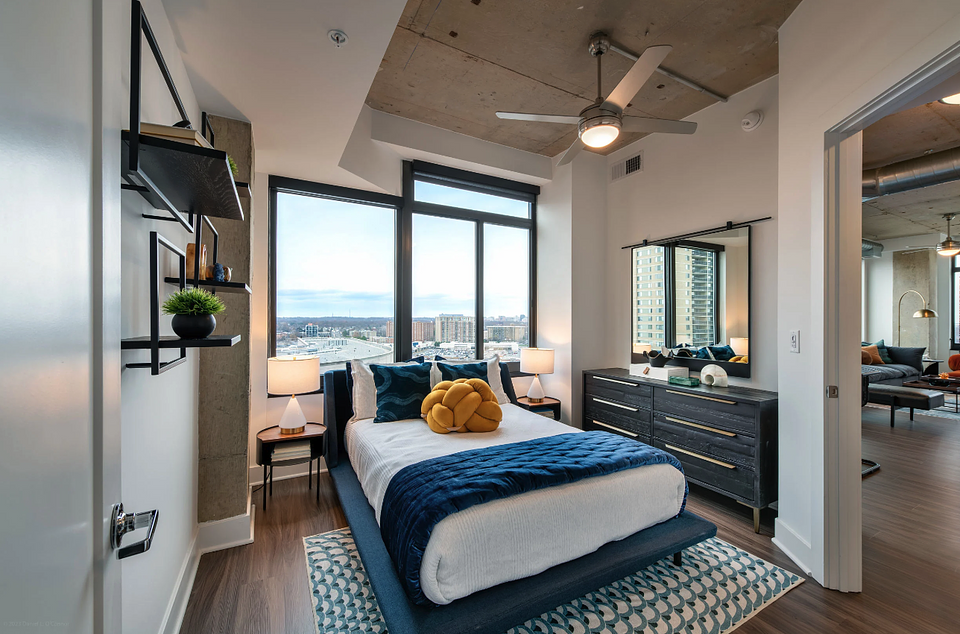 This is a model home in the same building.