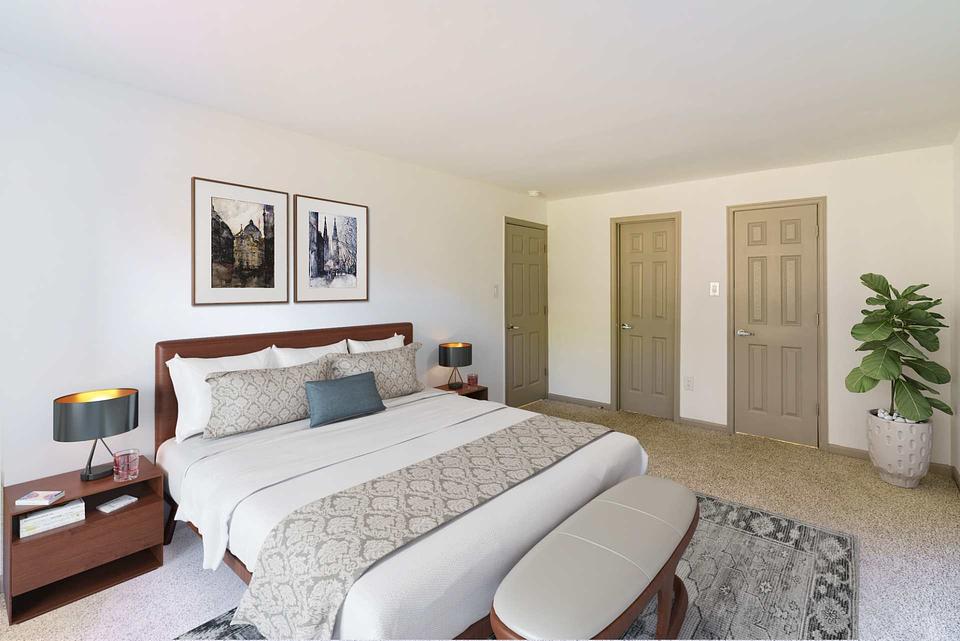 This is a model home in the same building.