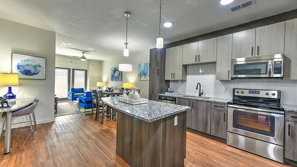 This is a model home in the same building.