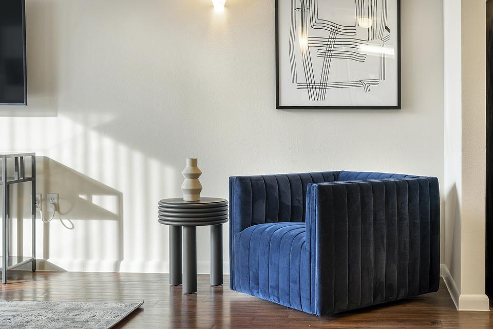 This is a model home in the same building.