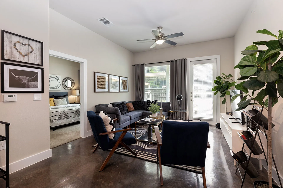 This is a model home in the same building.