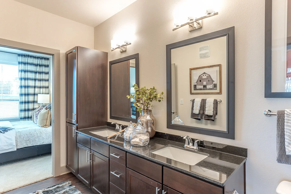 This is a model home in the same building.