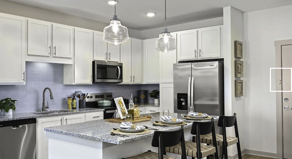 This is a model home in the same building.