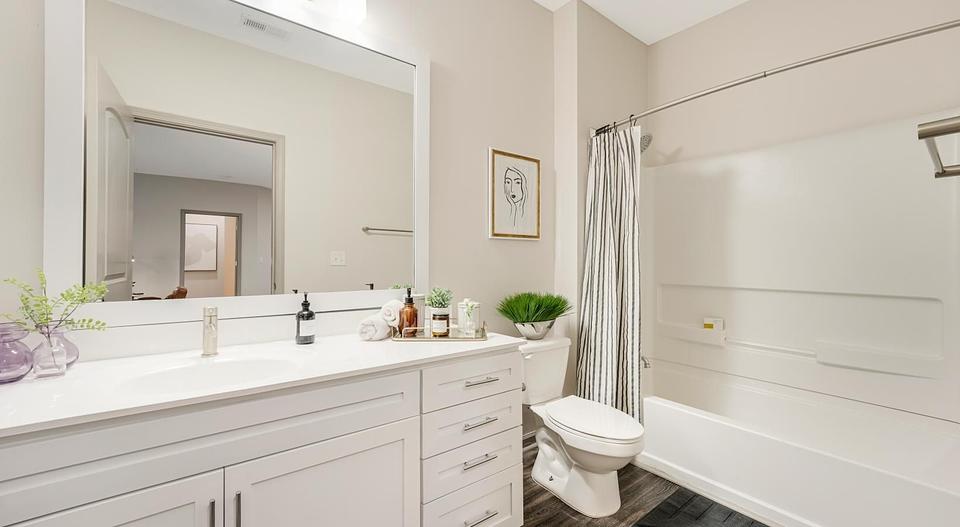 This is a model home in the same building.