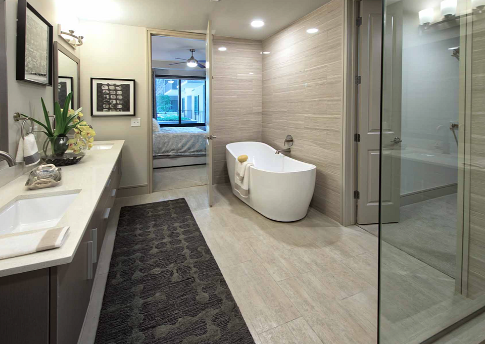 This is a model home in the same building.