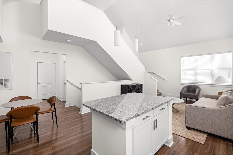 This is a model home in the same building.