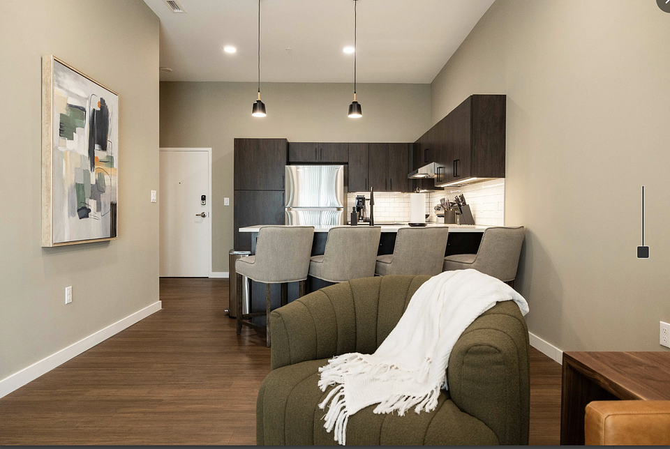 This is a model home in the same building.