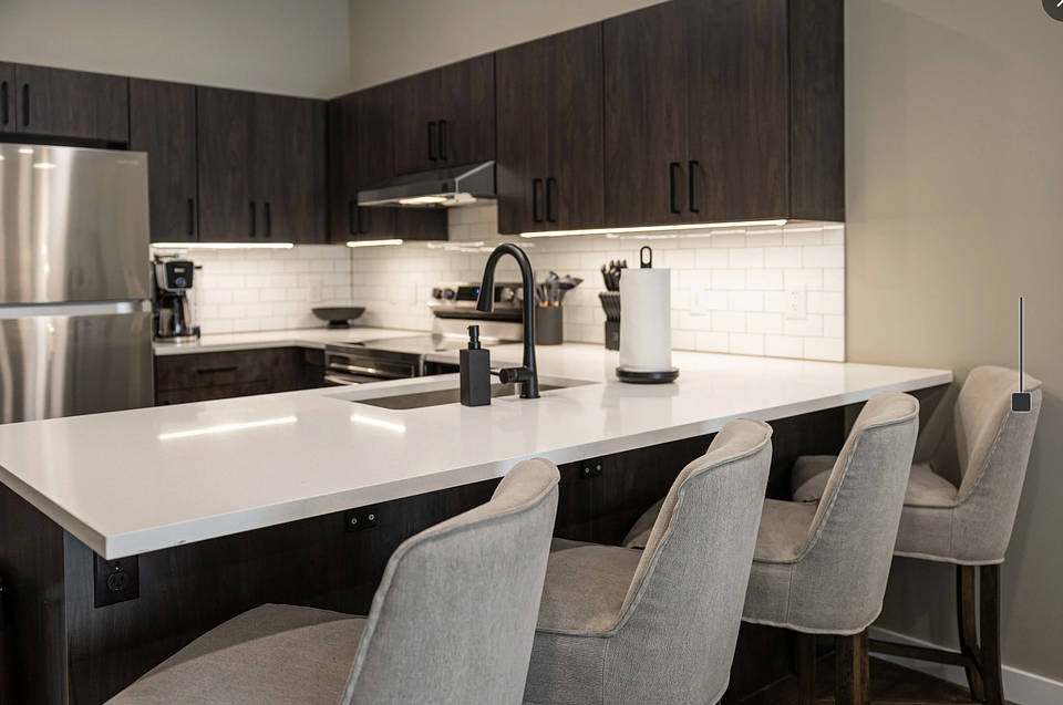 This is a model home in the same building.