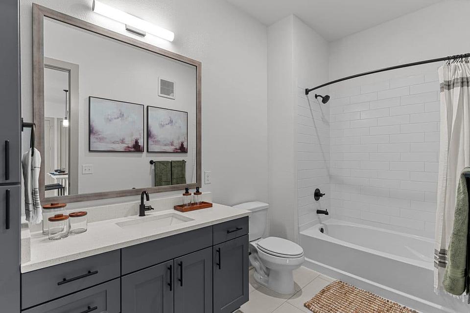 This is a model home in the same building.