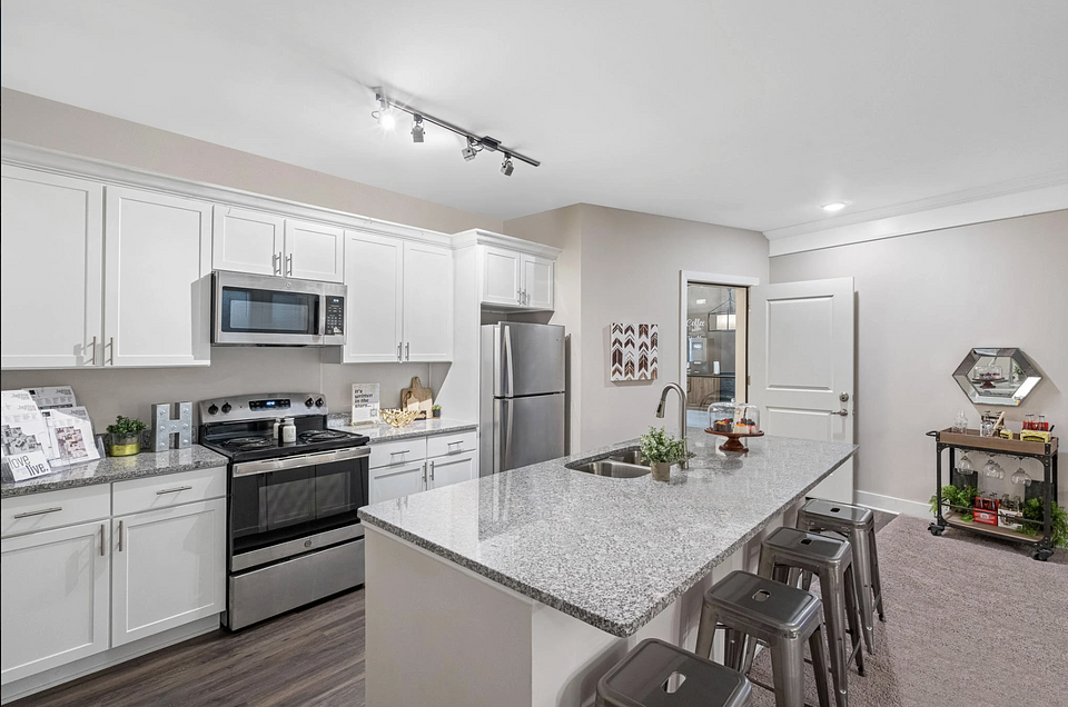 This is a model home in the same building.