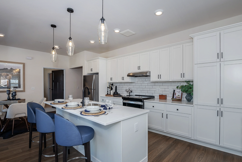 This is a model home in the same building.