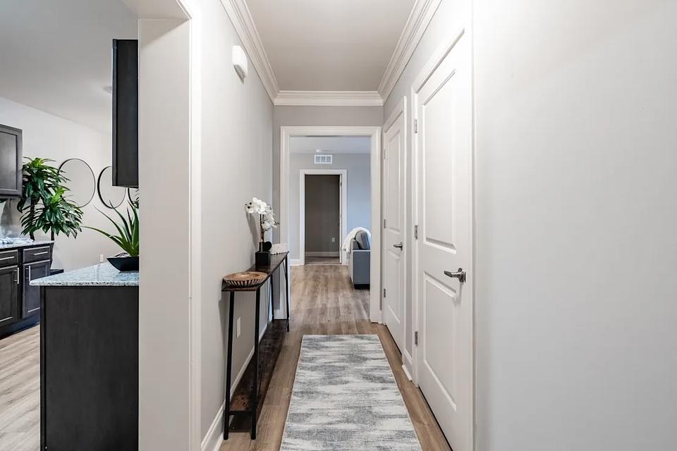 This is a model home in the same building.