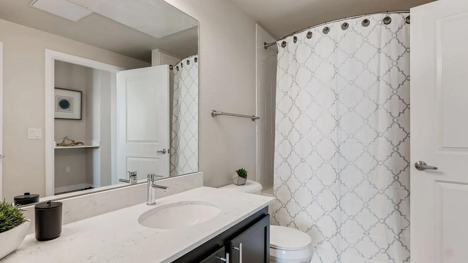 This is a model home in the same building.