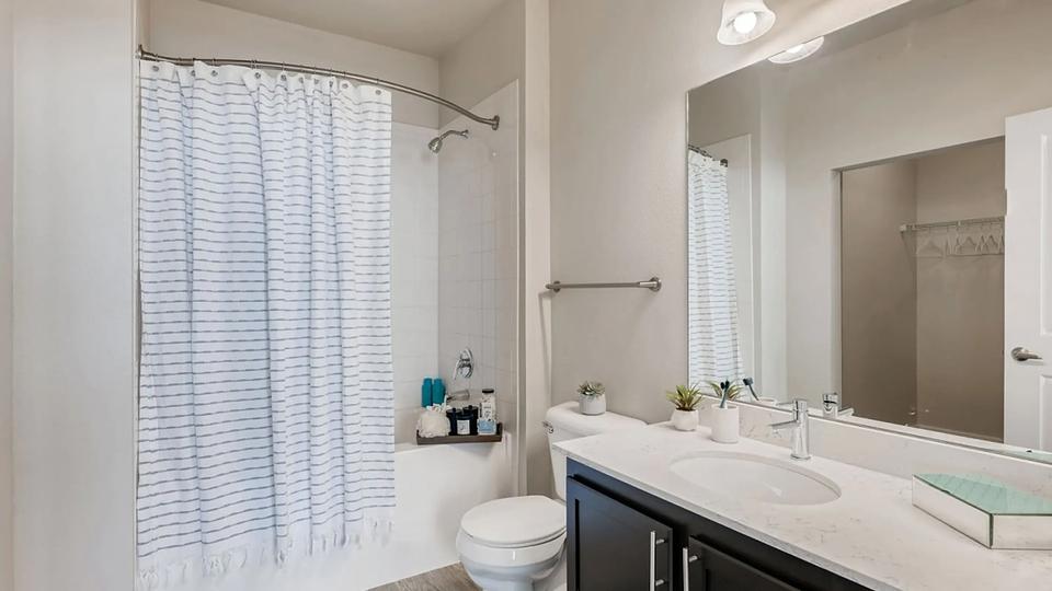 This is a model home in the same building.