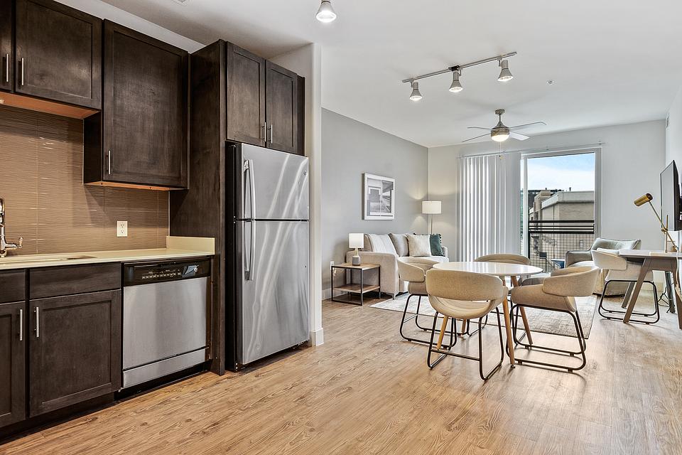 This is a model home in the same building.