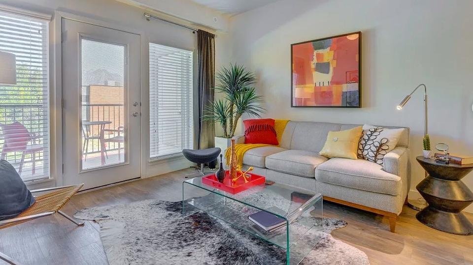 This is a model home in the same building.