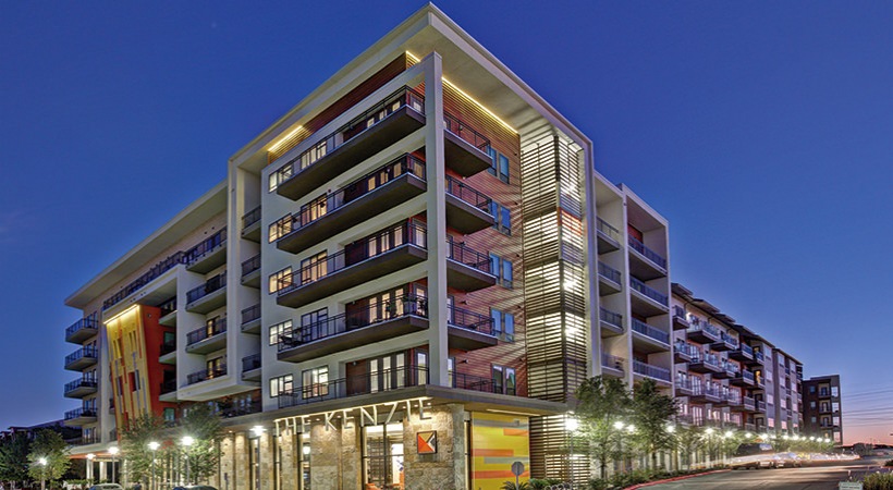 The Kenzie at the Domain is a pet-friendly apartment community in